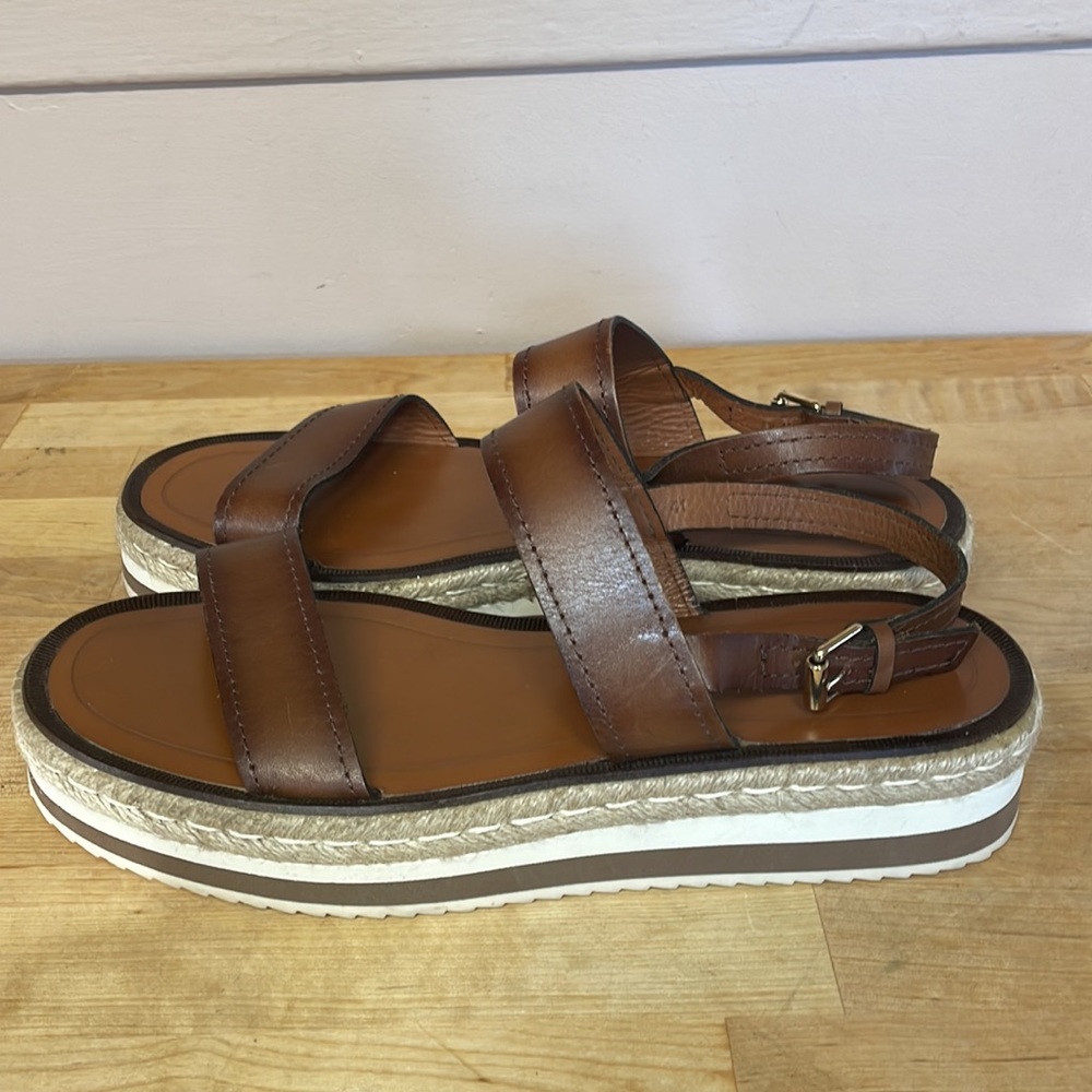 Massimo Dutti leather sandals size 10 - Picture 2 of 16